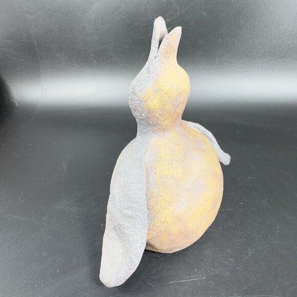 1998 Hand Made Stoneware Pottery Penguin Bird Figurine Artist Signed Decorative - Picture 8 of 11